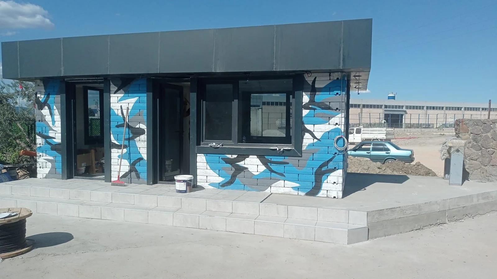 Balistik tim bekleme alanının gerçek saha uygulaması
